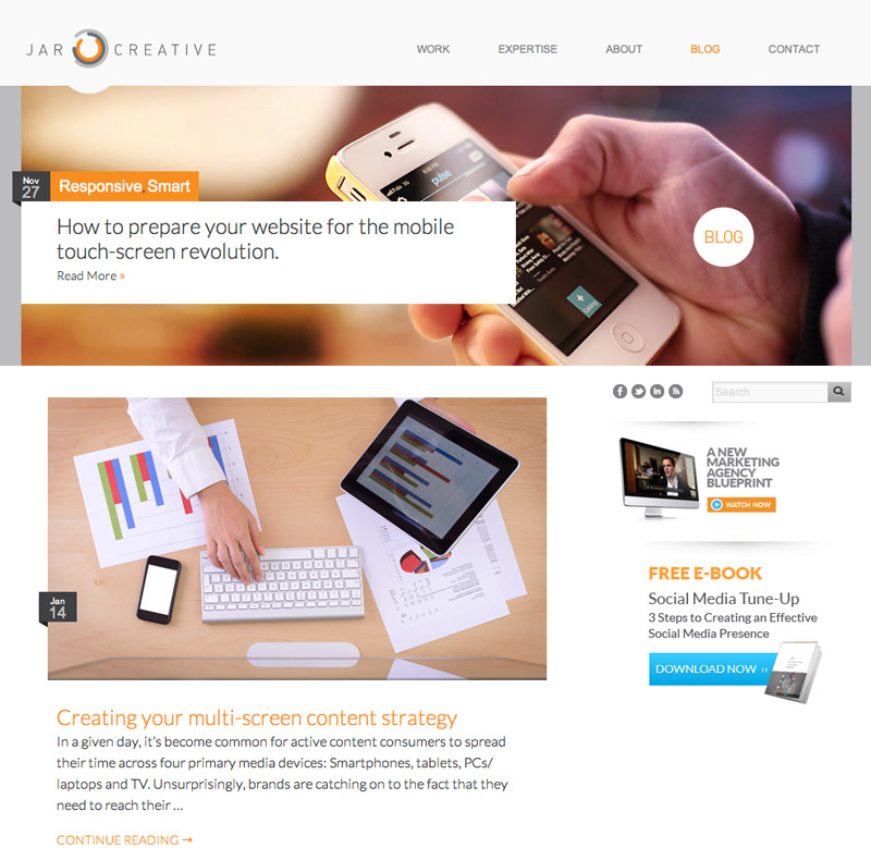 WordPress Help for Jar Creative