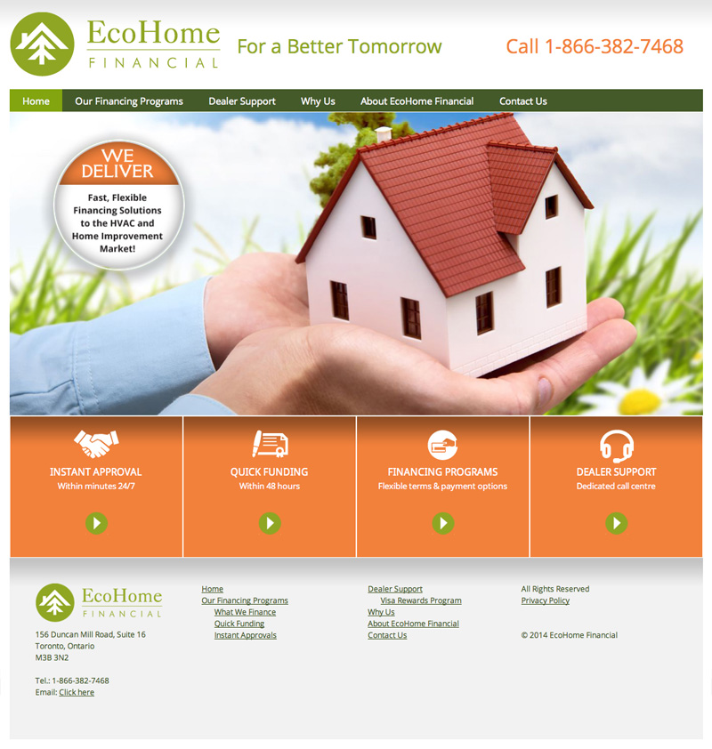 Ecohome Financial WordPress themes
