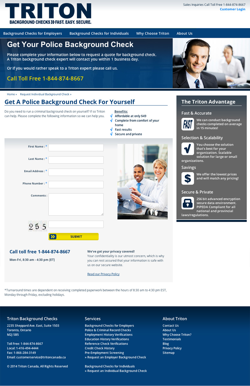 Triton Background Checks: Help for WP
