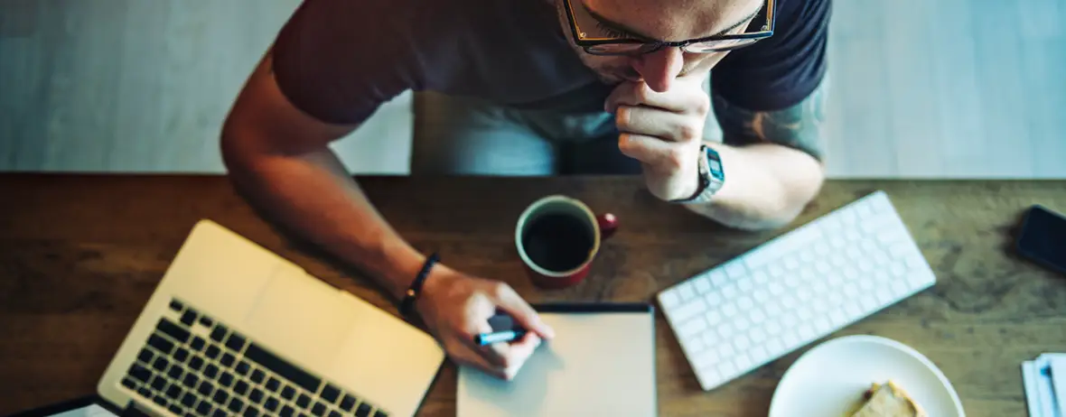 Why Clients Avoid Creating Website Content (And How to Fix It) person trying to write