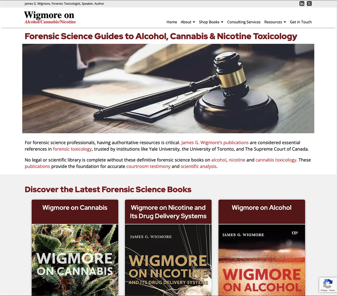Wigmore On Alcohol: Reliable Website Maintenance Services for Authors